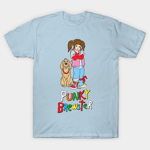 Punky Brewster Cartoon T-Shirt by Chewbaccadoll